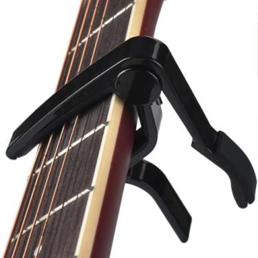 Imagem de Capo de guitarra para guitarras acústicas e elétricas - cor preta