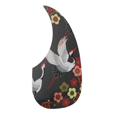 Imagem de RiToEasysports Padrão de Guindaste Em Formato de Gota, Placa de Proteção para Guitarra Acústica, Material de Pvc para Proteção Segura, Fácil Instalação