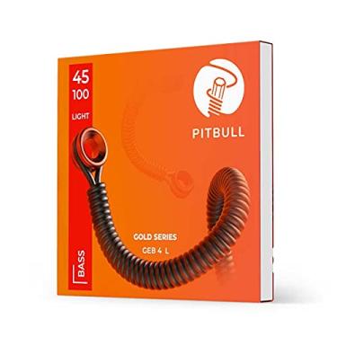 Imagem de Encordoamento de Baixo Elétrico 4 Cordas 45-100 (Tensão Leve) PITBULL Série Ouro