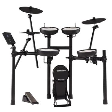 Imagem de Roland Kit eletrônico V-Drums TD-07KV – Kit lendário de cabeça de malha dupla com expressão e reprodução superiores – Áudio Bluetooth e MIDI – USB para gravação de áudio e dados MIDI – 40 Melódicos