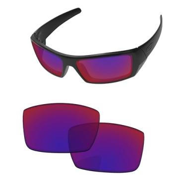 Imagem de PapaViva Lentes de reposição para óculos de sol Oakley Gascan OO9014 60 mm, Indigo Road, Gascan