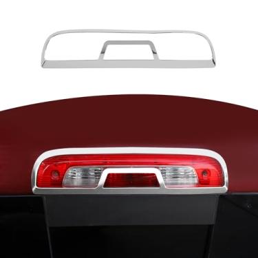 Imagem de JOSHELA Capa para Silverado Terceira Terceira Luz de Freio Guarnição para Chevy Silverado 2014-2018 para GMC Sierra 2014-2020 Acessórios Externos Cromados 1 peça