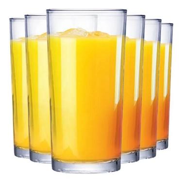 Imagem de Jogo De Copos Vidro Long Drink Água E Suco 255Ml 6Pcs Ruvolo