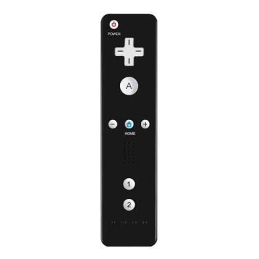 Imagem de Controle remoto Wii MOLICUI para Wii e Wii U - preto e branco
