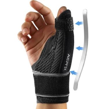 Imagem de Aparelho ortopédico AGPTEK Trigger Thumb Spica Support M