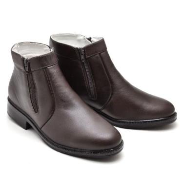 Imagem de Botina Masculina Ranster Couro Carneiro Comfort 1500  Elegância e Bem-
