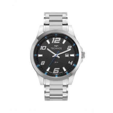 Imagem de Relógio Technos Masculino Racer Básico Prata - 2115UBB/1P
