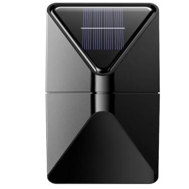 Imagem de Arandelas de parede solar LED, luz à prova d'água ao ar livre para entradas, varandas, pátios e jardins