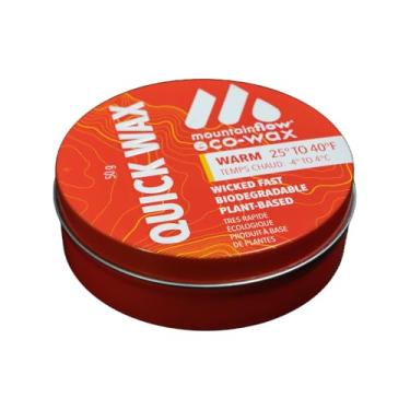 Imagem de MountainFLOW eco-Wax Cera para Esqui / Snowboard Wax / Biodegradável à base de plantas | Quente: 25-40F