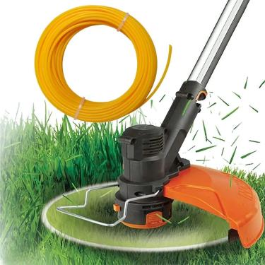 Imagem de Fio de Nylon para Cortador de Grama 2mm x 15m Linha de Reposição Resistente para Aparadores e Roçadeiras Corte Preciso, Alta Durabilidade e Ideal para Manutenção de Jardins Original