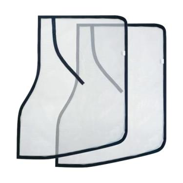 Imagem de Shakven Cortinas de janela lateral para veículos, Cortina de janela lateral - 2 unidades de persianas de malha - Telas magnéticas respiráveis ​​para janelas de carro para proteção solar, adequadas