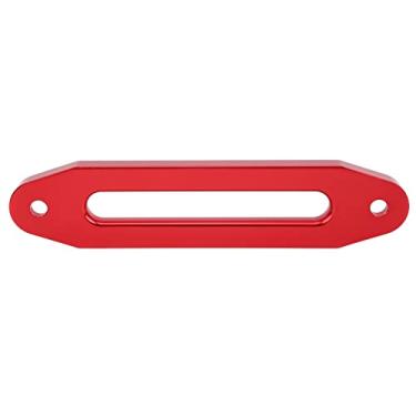 Imagem de Matybobe Guinchos de carro Hawse Fairlead 25.4 cm 25.4 cm Load 8000 6.803.9 kg Substituição de manutenção adequada para UTV ATV de alumínio (A(vermelho))