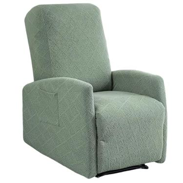 Imagem de HAOYONG Capas para cadeira reclinável com 4 peças de capa reclinável pequena elástica estampada lazyboy capa para cadeira reclinável antiderrapante com bolsos de armazenamento, protetor de móveis para