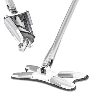 Imagem de Rodo Esfregão Giratório com Sistema de Torção e Secagem, Mop Twist com Refil, para Limpeza Doméstica