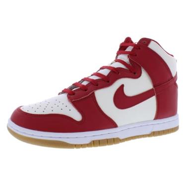 Imagem de Nike Dunk High Tênis feminino, Sail/Gym Red/Gum Light Brown-Red, 38