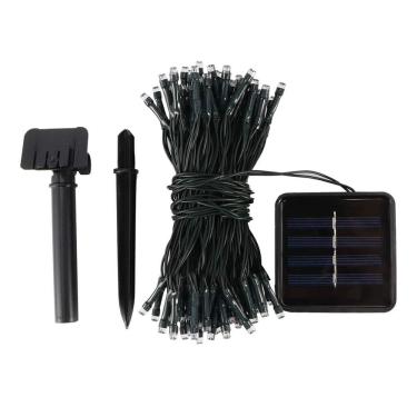 Imagem de Pisca Pisca Solar 200 Leds Natal Festa Natalino Enfeite Led Decoraçao Jardim Arvore Festa Quintal Restaurante Varanda