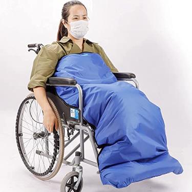 Imagem de YYBOES Cobertor para cadeira de rodas impermeável capa aconchegante para cadeira de rodas, cobertor para cadeira de rodas, inverno, pernas, pés, bolsa quente para cadeiras de rodas, adultos, pacientes