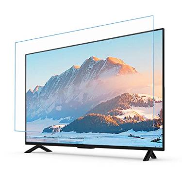 Imagem de uhyOHF Protetor de tela de TV de 43 a 60 polegadas, filtro de tela com bloqueio de luz azul, anti-radiação, antiarranhões, alivia a fadiga ocular 55 pol. 1211 x 682 mm (52 pol. 1161 x 661 mm