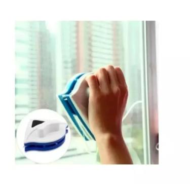 Imagem de Limpador de Vidros Magnético Duas Faces com Imã - Limpa Fora da Janela com Segurança - Limpa Vidro Magnetico - UP SHOP