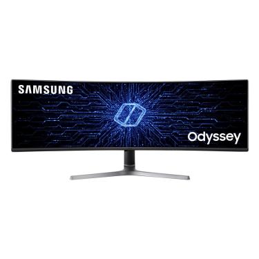 Imagem de Monitor Gamer Curvo Samsung Odyssey RG90 49" Preto DQHD, tela super ultrawide, 120Hz Freesync, com ajuste de altura - LC49RG90SSLXZD