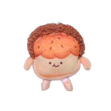 Imagem de Boneca de brinquedo de pelúcia Pão de Feijão Vermelho 7cm