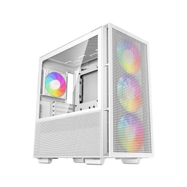 Imagem de Gabinete Gamer Deepcool Mid Tower CH560 WH ARGB Com 4 Fans Branco