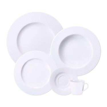 Imagem de Aparelho De Jantar Tramontina Mesh 20 Peças Em Porcelana Decorada Decorado 96589028