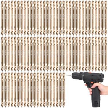 Imagem de Lounsweer 120 peças de brocas de cobalto de 1/20.3 cm a granel Hss M35 brocas de metal de extremidade dupla para aço endurecido, madeira, plástico fundido, alta velocidade, metal de aço inoxidável