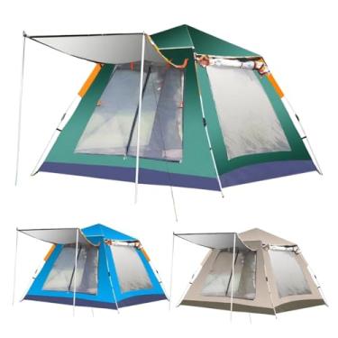 Imagem de Barraca Camping 6 Pessoas Dobrável Automática Monta Sozinha (Verde)