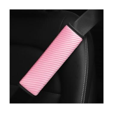 Imagem de FALVFUN Capa de cinto de segurança de carro, 2 peças respirável macio cinto de segurança para veículos almofada de ombro para condução confortável, alça de cinto de segurança automática almofada