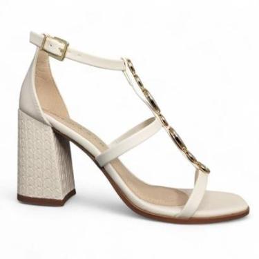 Imagem de Sandália Feminina Ramarim De Salto Bloco Social 2541207-Feminino