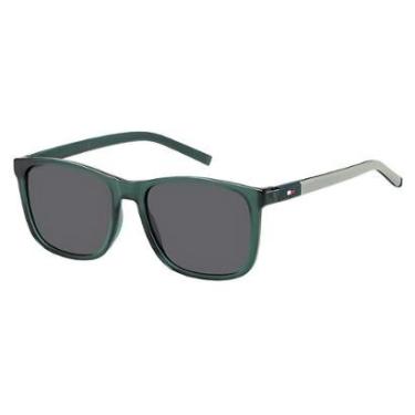 Imagem de Óculos de Sol Tommy Hilfiger 2120/S Verde Lente Cinza-Unissex