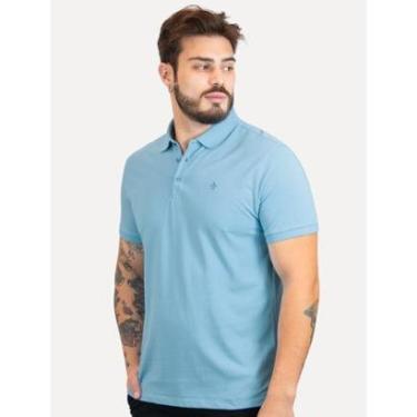 Imagem de Polo Dudalina Piquet Essentials Cotton Basica Modal Azul Claro-Masculino