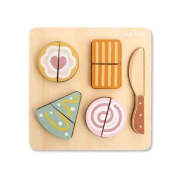 Imagem de Brinquedo De Madeira Kit Lanchinho Com Corte Büp Baby