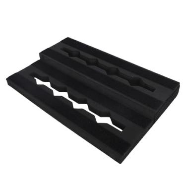 Imagem de Depisuta Placa de Pedal de Guitarra, Pedaleira Portátil de Design Oco Oculto para Pedais de 6 a 10 Efeitos, Suporte de Pedaleira Modular Portátil Antiderrapante para Efeitos de Guitarra