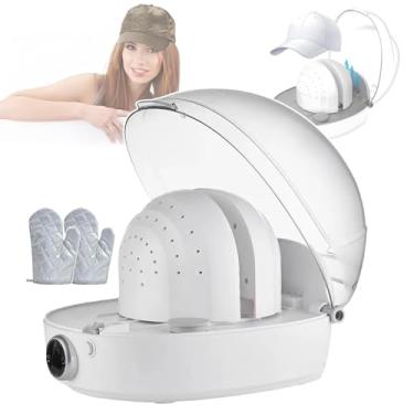 Imagem de CNAOHGHN MáQuina Para Moldar E Cuidar De ChapéUs E BonéS,MáQuina Para Passar A Ferro E Secar BonéS,Limpador AutomáTico A Vapor Para BonéS E ChapéUs,Estrutura De Suporte AjustáVel,Limpeza Cinco Em Um