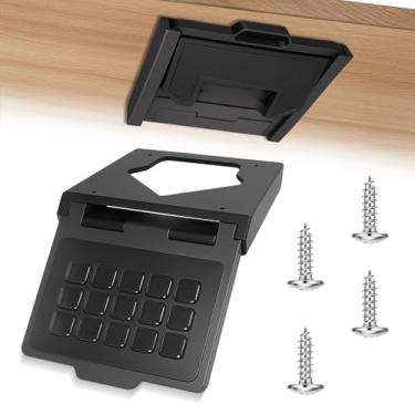 Imagem de CINROPE Suporte retrátil sob a mesa para Elgato Stream Deck MK.2 (15 chaves) com parafusos de montagem, acessórios para Elgato Stream Deck MK.2