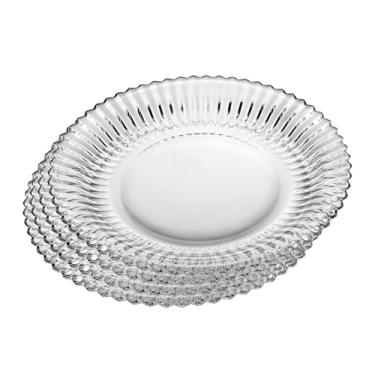 Imagem de WOLFF - Conjunto 4 Pratos para Sobremesa Império 20cm Cristal