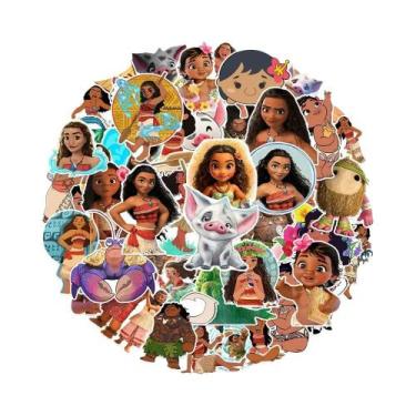 Imagem de Adesivos De Desenho Animado Disney Moana 2, 10, 30, 50 Peças, Decalque