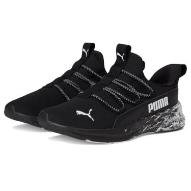 Imagem de PUMA Tênis infantil unissex Softride One4all sem cadarço, Preto e branco Ah25, 21