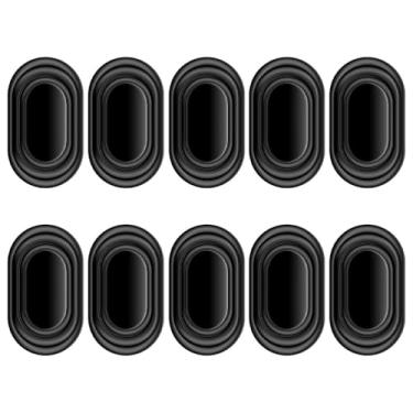 Imagem de 10 peças almofadas amortecedoras de porta de carro amortecedor anticolisão vedação de absorção de choque para isolamento acústico adesivos