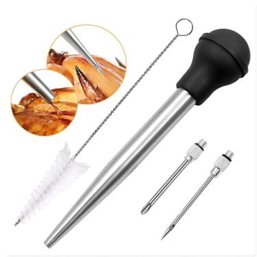 Imagem de Ferramenta baster grande com 2 agulhas destacáveis, inclui escova de limpeza