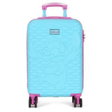 Imagem de Mala Luxcel De Bordo Stitch E Angel C/Rodas Mf10519Sc-Feminino
