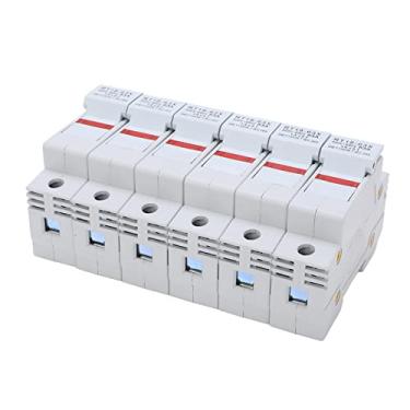 Imagem de aqxreight Base de Suporte Montada Em Trilho RT18-63X Com Indicador LED RO16 14x51mm Compatível, 63A 500-690V para Proteção de Circuito, Acessório de Distribuição Elétrica, Solução de Energia (1P)