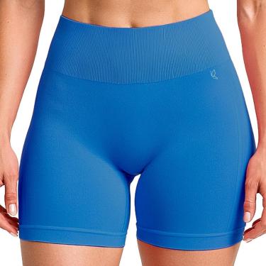Imagem de Shorts Fitness Benévola Poliamida Academia Sem Costura Leg Legging Sem Transparência Treino Corrida-Feminino