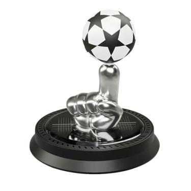 Imagem de Yosoo Ambientador de Carro de Futebol, Ornamento Giratório de Difusor de Fragrância Movido a Energia Solar, Ambientador de Liga Com Personalização Flexível, Ornamento de Bola de