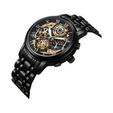 Imagem de Relógio De Pulso Feminino De Luxo À Prova d'Água Com Cronógrafo De Qua