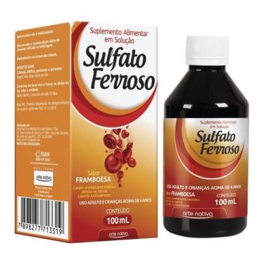 Imagem de Suplemento Sulfato Ferroso 100ml - Arte Nativa