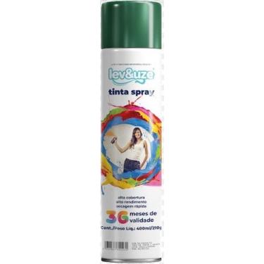 Imagem de TINTA SPRAY 400ML METALICA VERDE LEV&ampUZE - CHESIQUIMICA