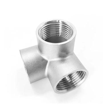 Imagem de 1/10.2 cm 3/20.3 cm 1/5.1 cm 3/10.2 cm 2.5 cm 1-1/10.2 cm 1-1/5.1 cm 5.1 cm BSPT fêmea 3 4 5 vias Cruz de canto 304 conector de encaixe de tubulação de aço inoxidável gás de água (3 vias, 1l4 BSP)